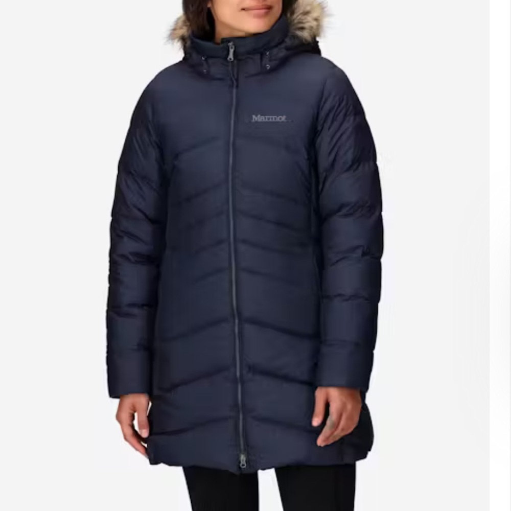 Women's Montreal Down Coat - Midnight Navy - Sz Small
